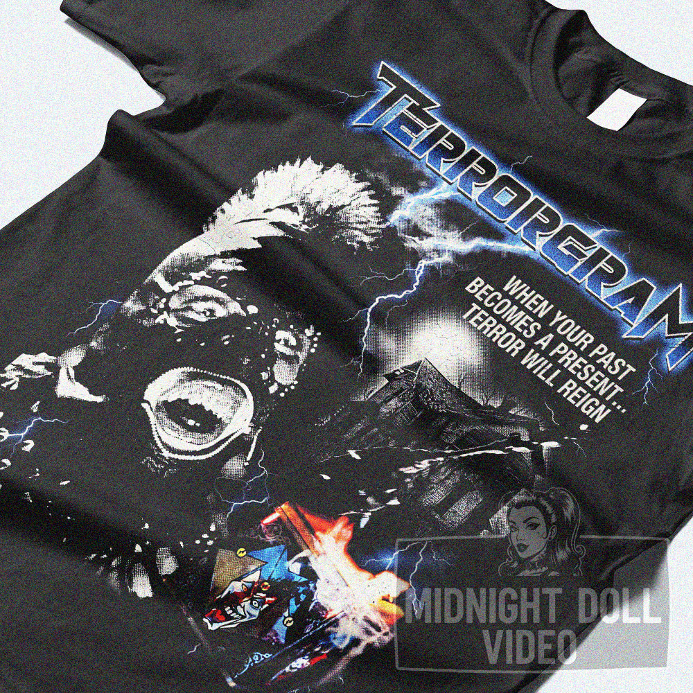 TERRORGRAM (1988) - "WHEN YOUR PAST BECOMES A PRESENT..." VINTAGE SHIRT