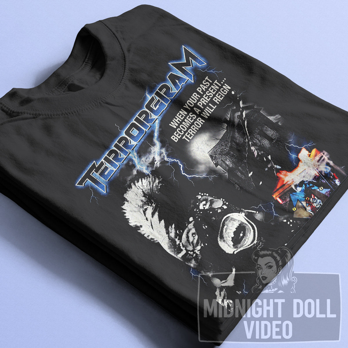 TERRORGRAM (1988) - "WHEN YOUR PAST BECOMES A PRESENT..." VINTAGE SHIRT