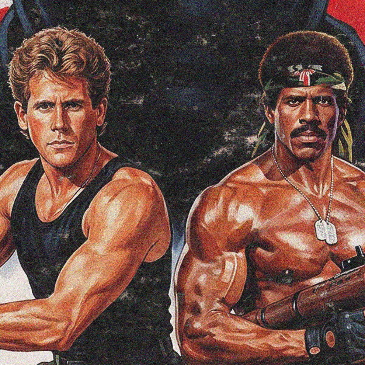 AMERICAN NINJA (1985) - "The deadliest art..." VHS Tribute Art Print - Retro 80s Action Movie Poster