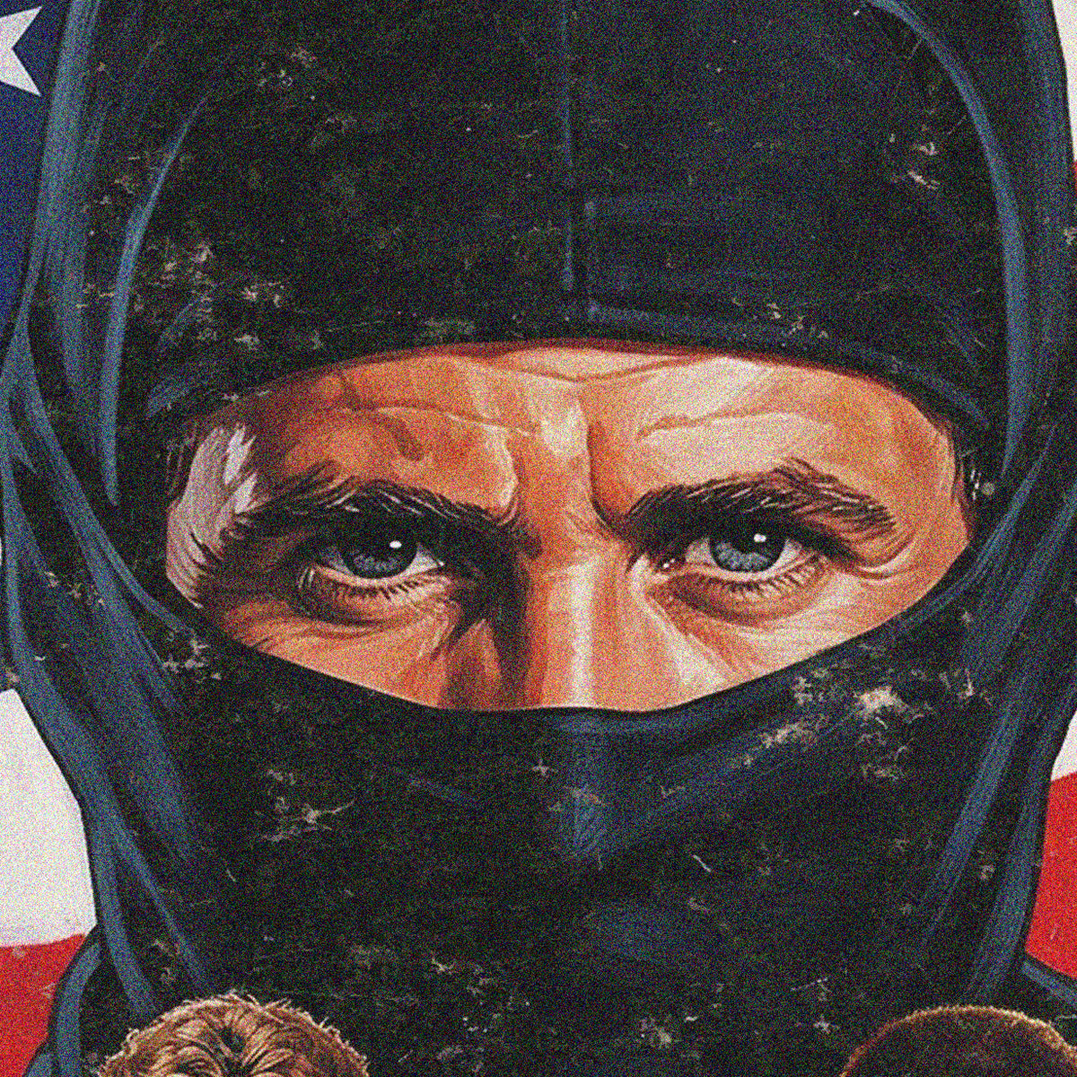 AMERICAN NINJA (1985) - "The deadliest art..." VHS Tribute Art Print - Retro 80s Action Movie Poster