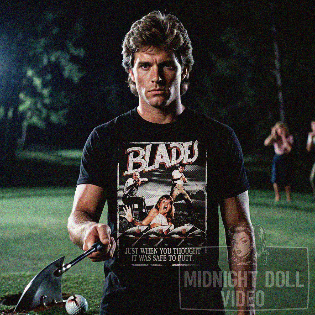 BLADES (1989) - "Just when you thought it was safe to putt." Vintage Shirt