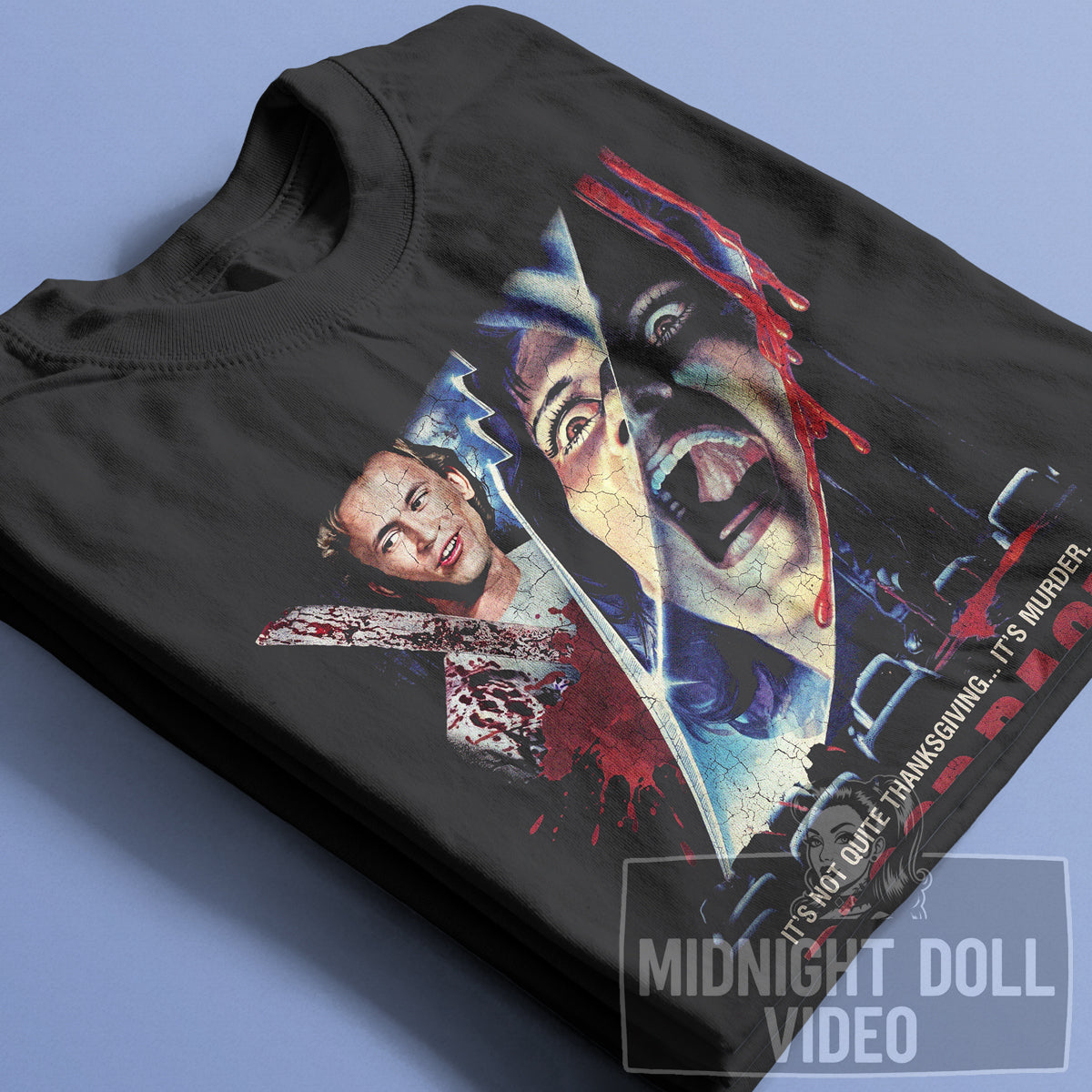 BLOOD RAGE (1987) - "It's not quite Thanksgiving... It's murder." Vintage Shirt