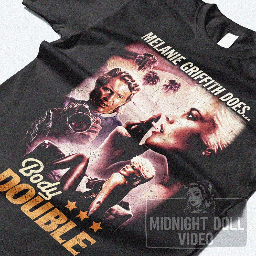 BODY DOUBLE (1984) - "Melanie Griffith does..." Vintage Shirt