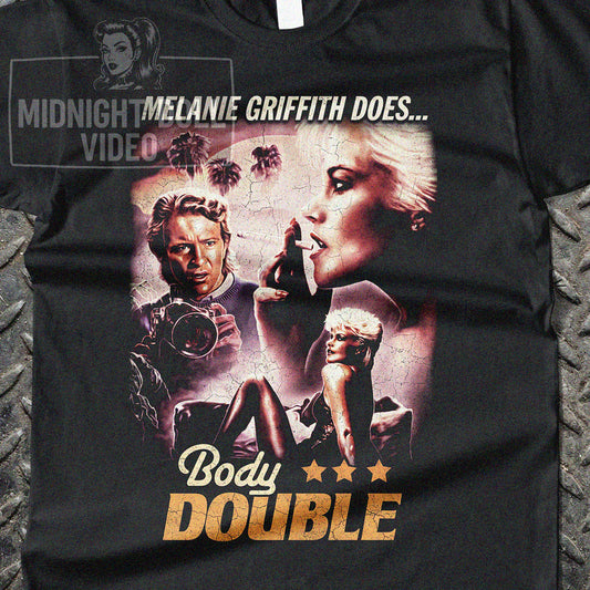 BODY DOUBLE (1984) - "Melanie Griffith does..." Vintage Shirt