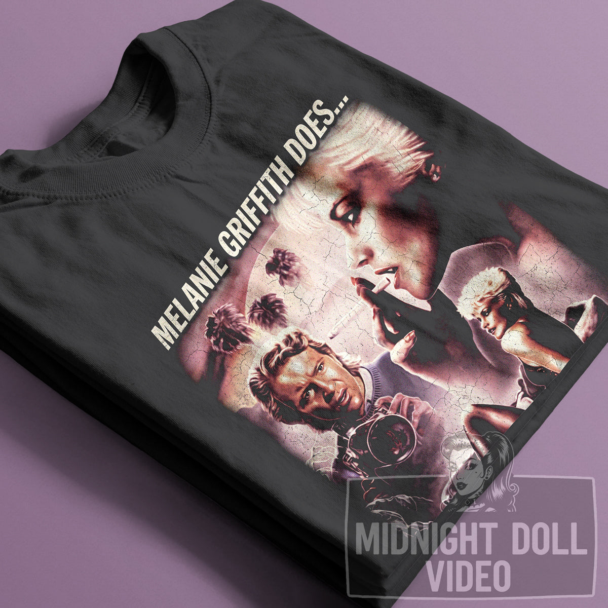 BODY DOUBLE (1984) - "Melanie Griffith does..." Vintage Shirt