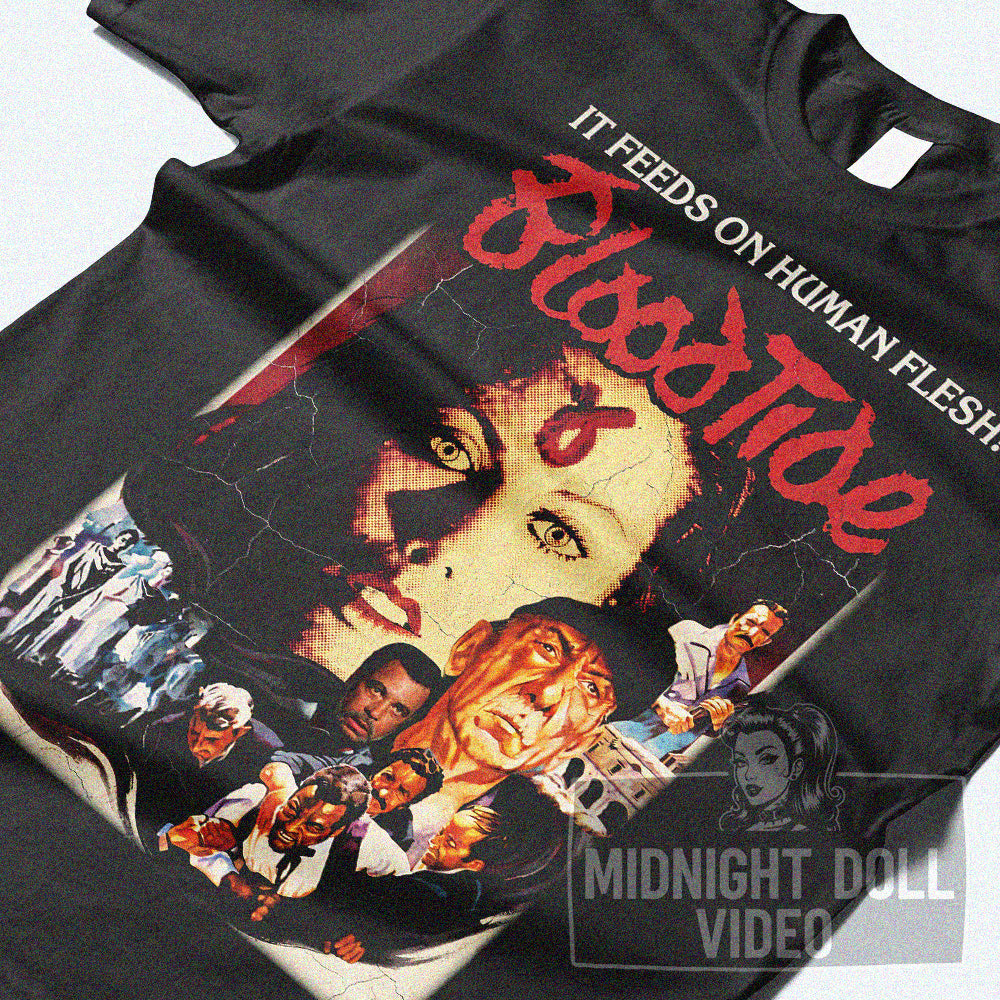 BLOOD TIDE (1982) - "It feeds on human flesh!" Vintage Shirt
