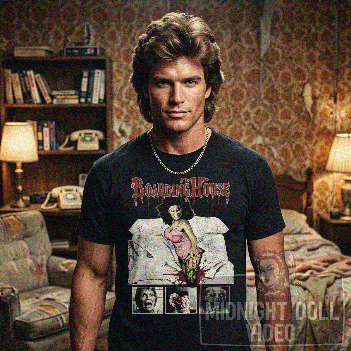 BOARDING HOUSE (1982) - Vintage Slasher Shirt
