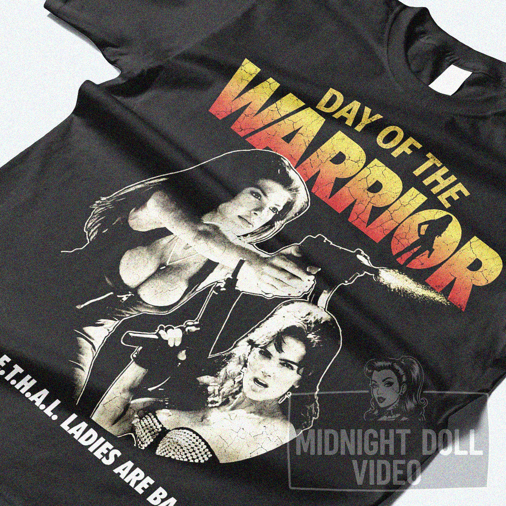 DAY OF THE WARRIOR (1996) - "The L.E.T.H.A.L. ladies are back!" Vintage Action Shirt