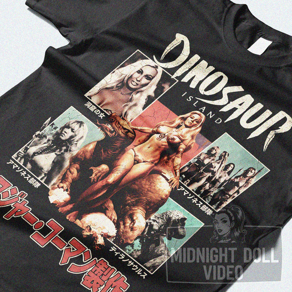 DINOSAUR ISLAND (1994) - Japanese Edition Vintage Adventure T-Shirt