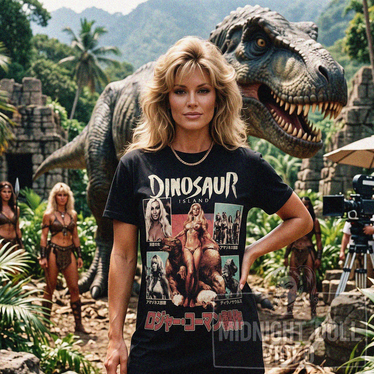 DINOSAUR ISLAND (1994) - Japanese Edition Vintage Adventure T-Shirt