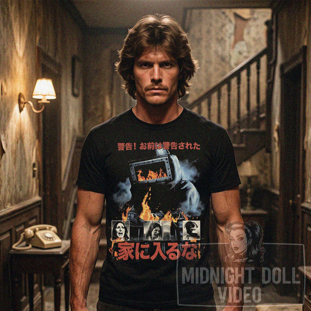DON'T GO IN THE HOUSE (1979) - Japanese Edition Vintage Slasher T-Shirt