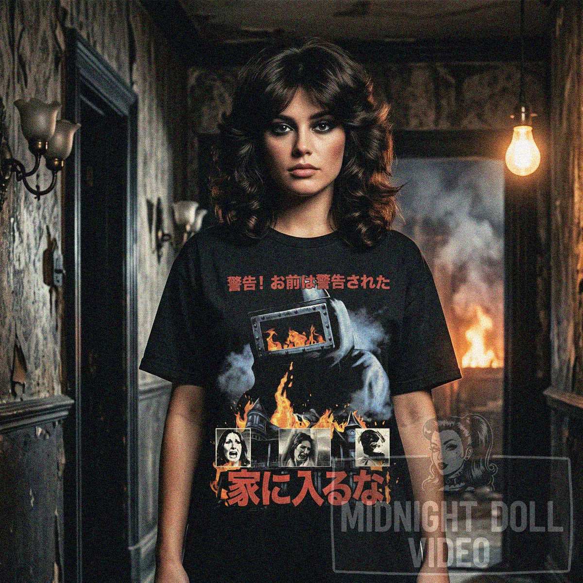 DON'T GO IN THE HOUSE (1979) - Japanese Edition Vintage Slasher T-Shirt