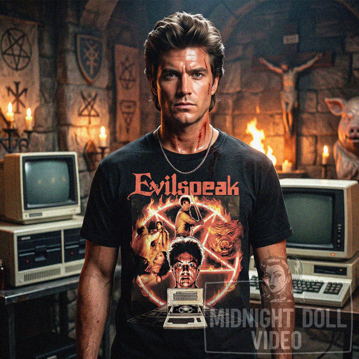EVILSPEAK (1981) - Vintage Occult Horror Shirt