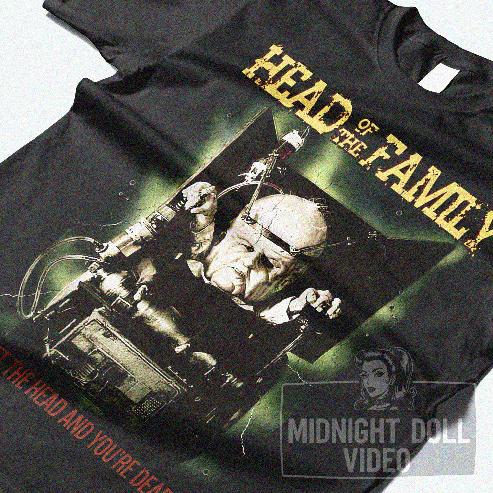 HEAD OF THE FAMILY (1996) - "Upset the head and you're dead!" Vintage Horror Shirt
