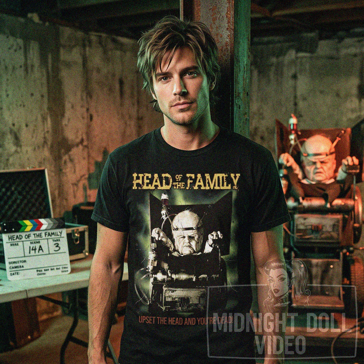 HEAD OF THE FAMILY (1996) - "Upset the head and you're dead!" Vintage Horror Shirt