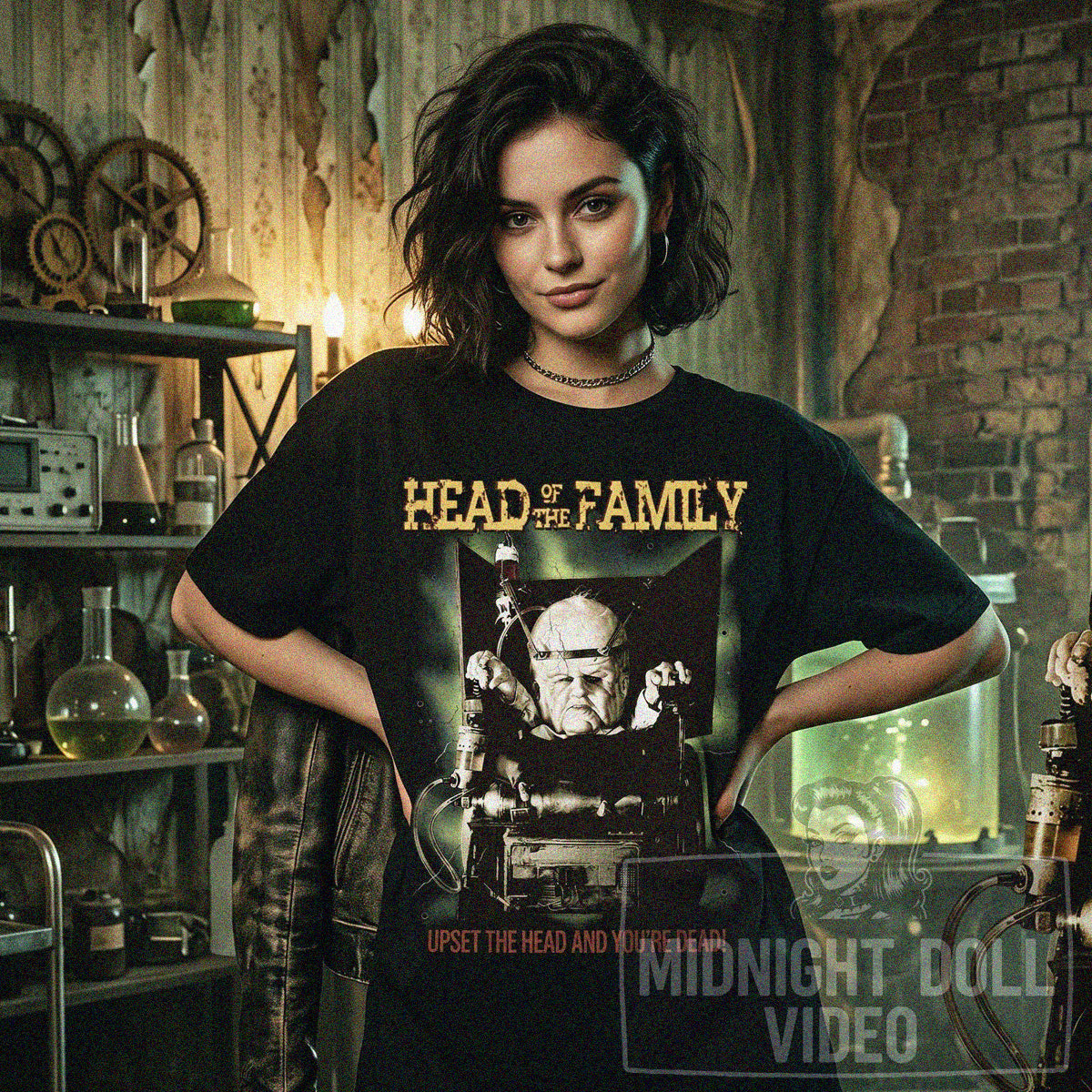HEAD OF THE FAMILY (1996) - "Upset the head and you're dead!" Vintage Horror Shirt