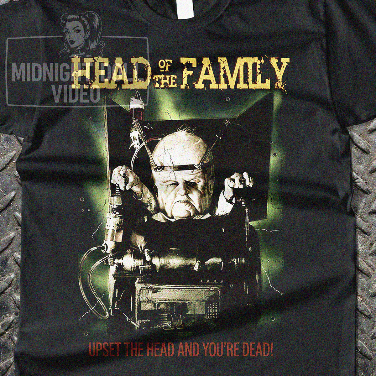 HEAD OF THE FAMILY (1996) - "Upset the head and you're dead!" Vintage Horror Shirt