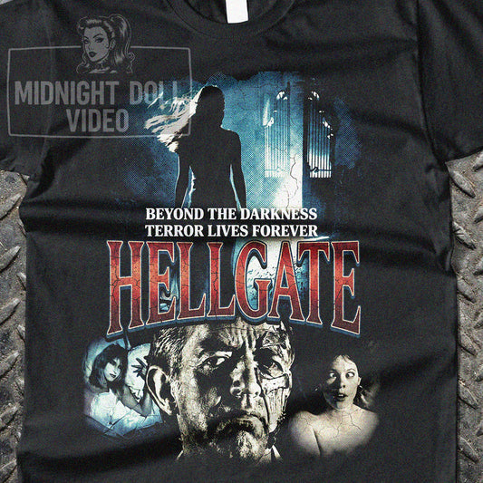 HELLGATE (1989) - "Beyond the darkness terror lives forever" Vintage Horror Shirt