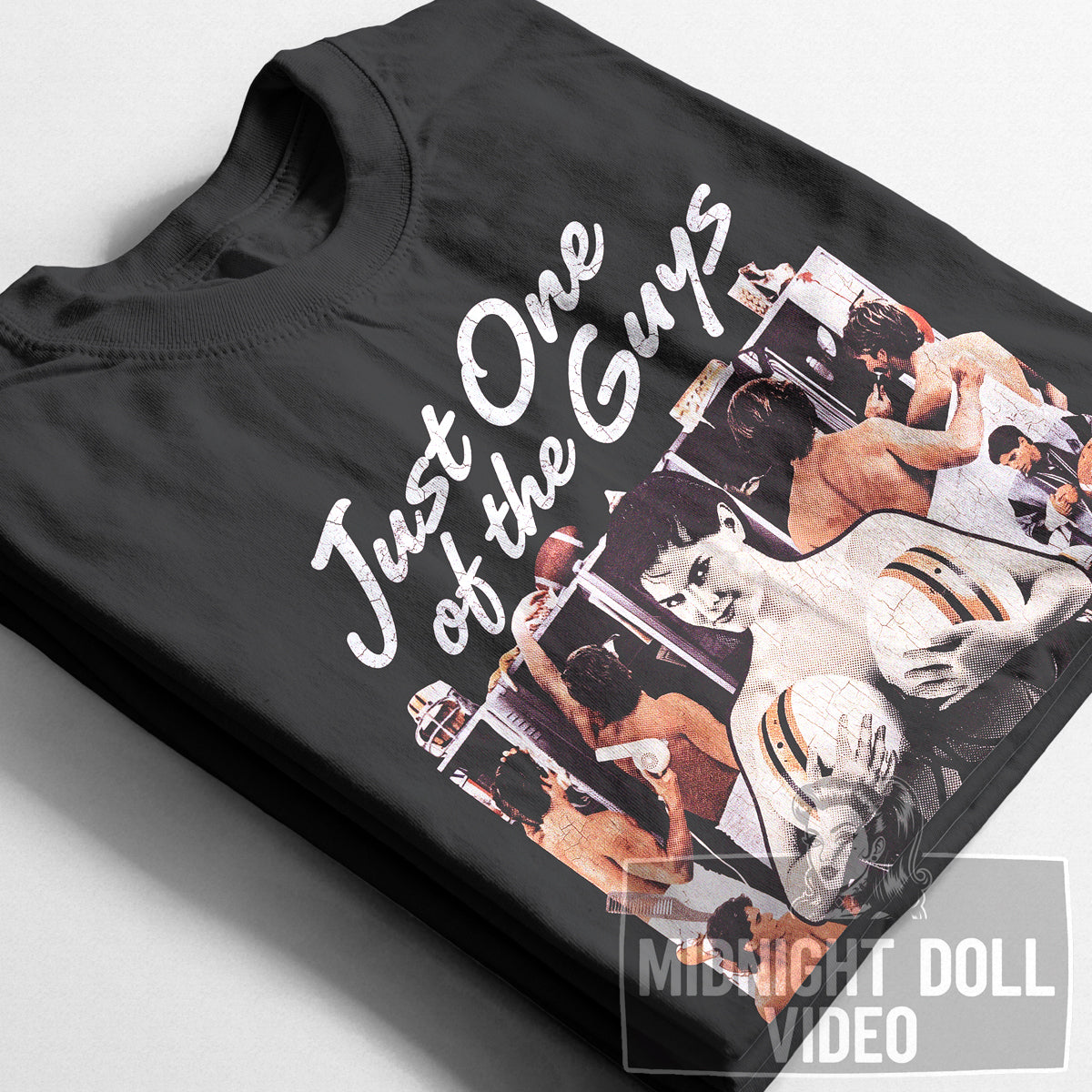 JUST ONE OF THE GUYS (1985) - "Terri Griffith is about to go where no woman has gone before" Vintage Shirt