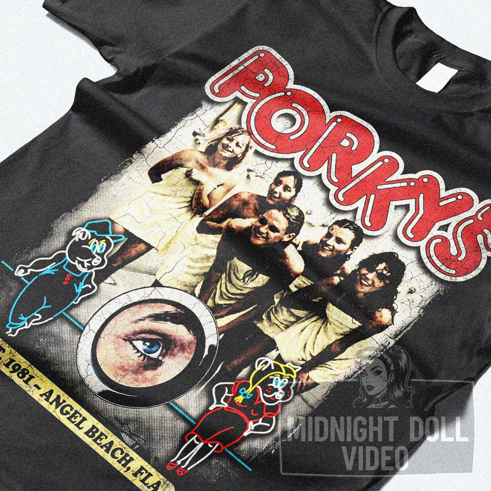 PORKY'S (1981) - "Est. 1981 - Angel Beach, Fla." Vintage Comedy T-Shirt