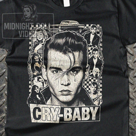 CRY-BABY (1990) "JOHNNY DEPP" VINTAGE T-SHIRT