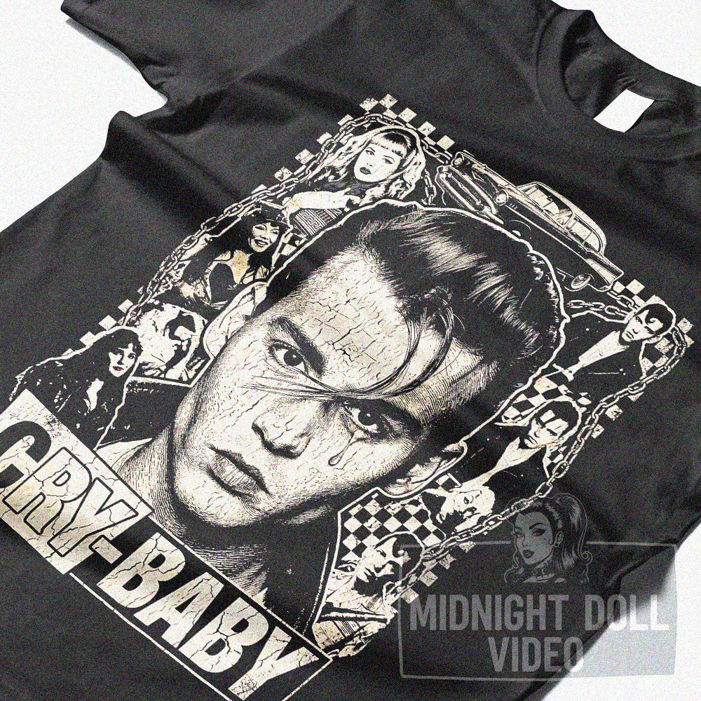 CRY-BABY (1990) "JOHNNY DEPP" VINTAGE T-SHIRT